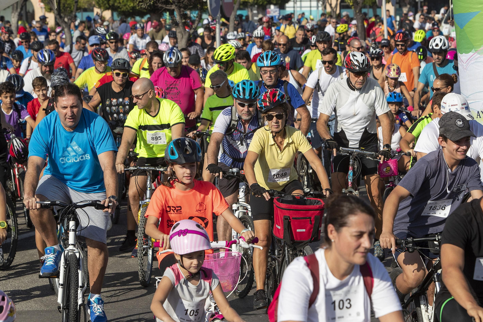 Las imágenes del Día de la Bicicleta en San Fernando