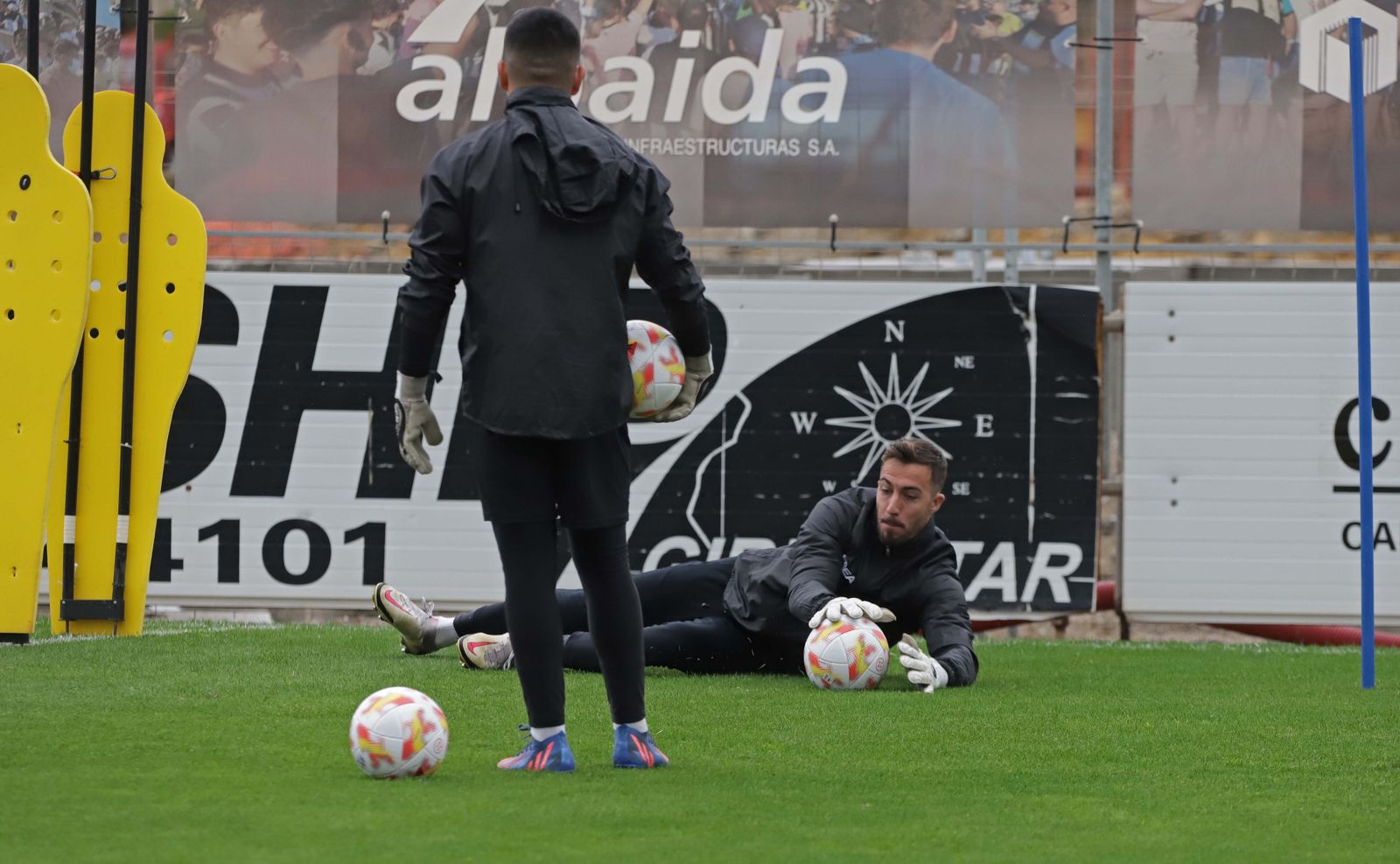 Alberto Varo, en una sesión de entrenamiento