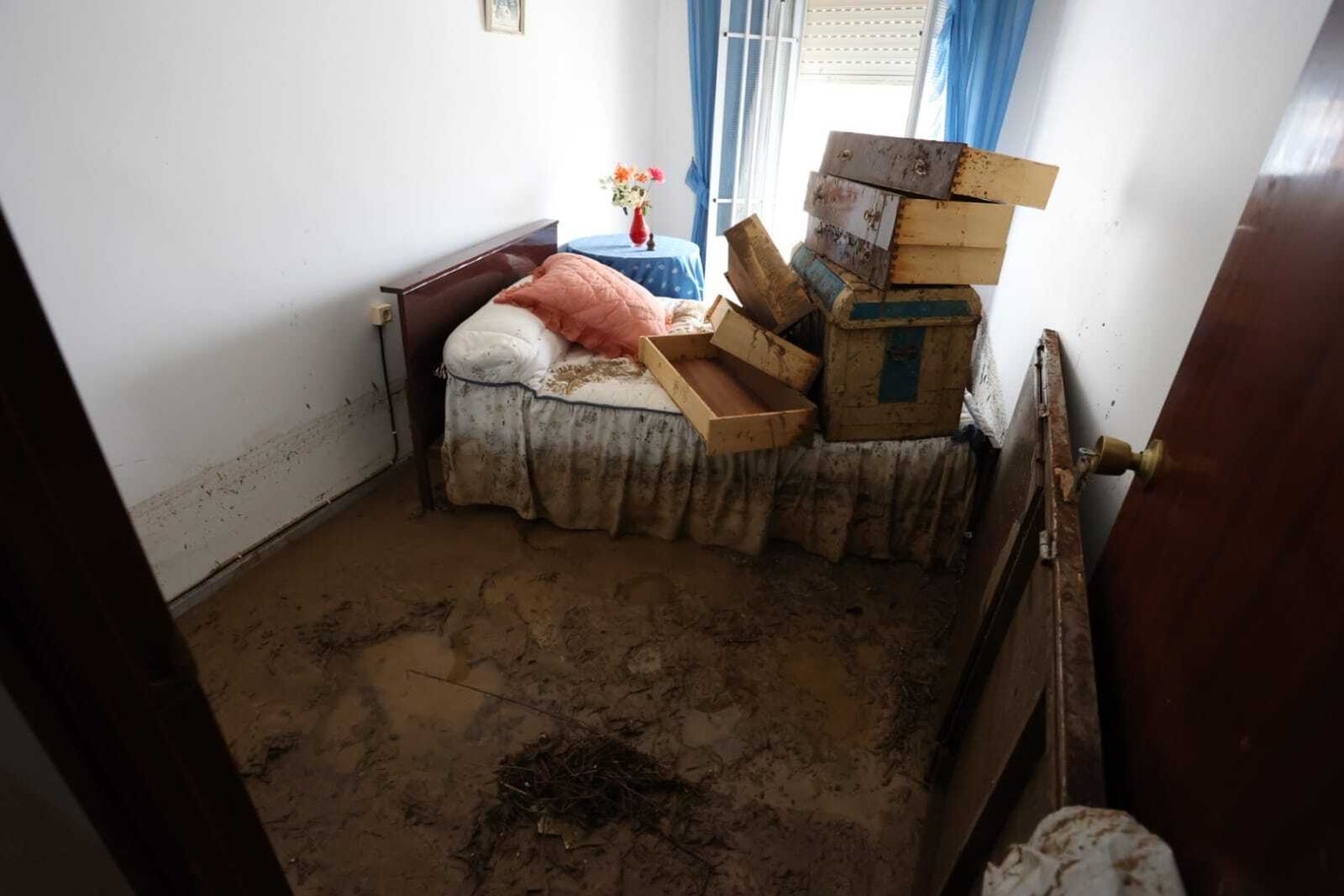 Los destrozos en Setenil tras la riada, en imágenes