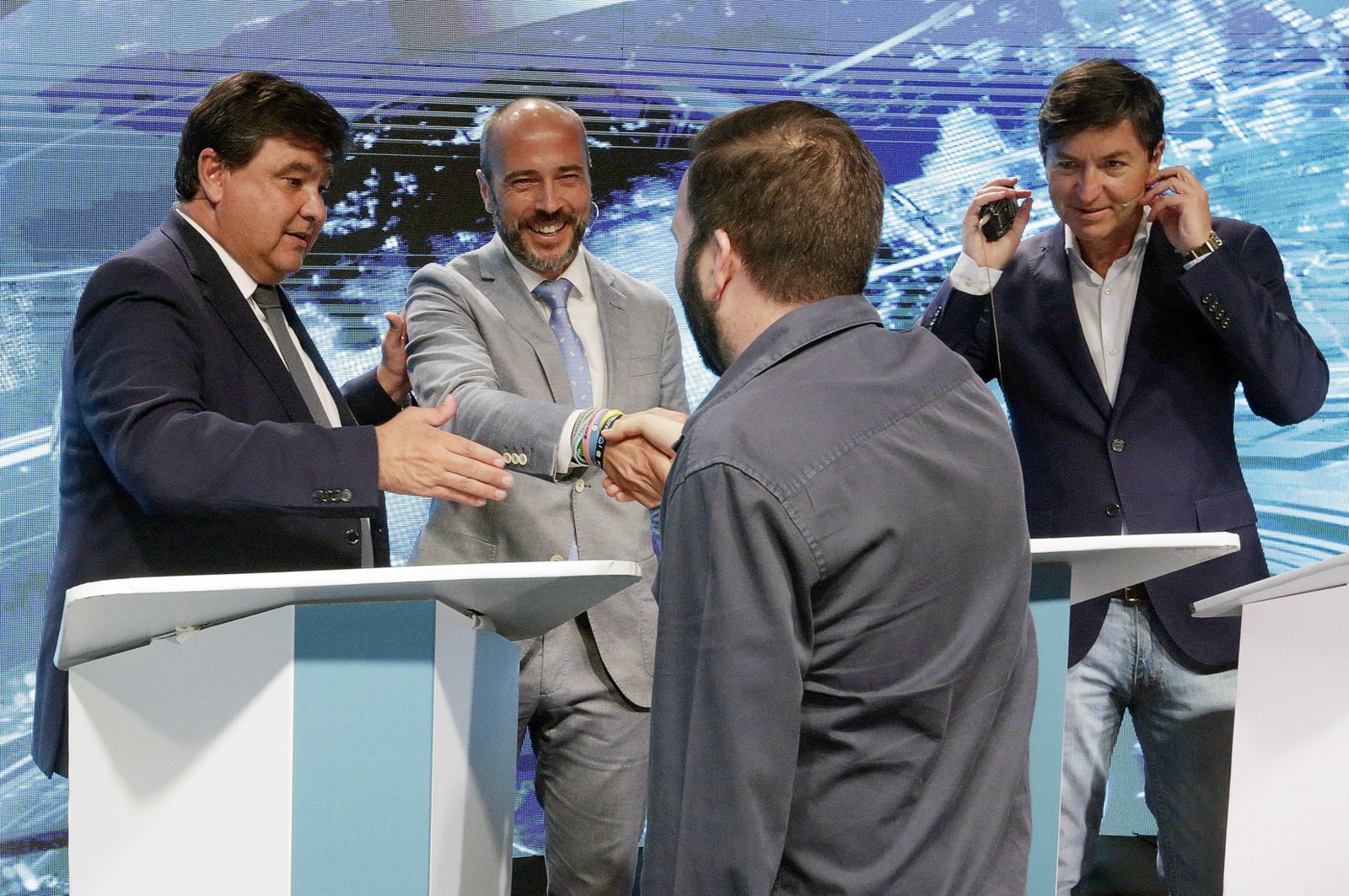 Elecciones Municipales Huelva 2023: Imágenes del debate entre los candidatos