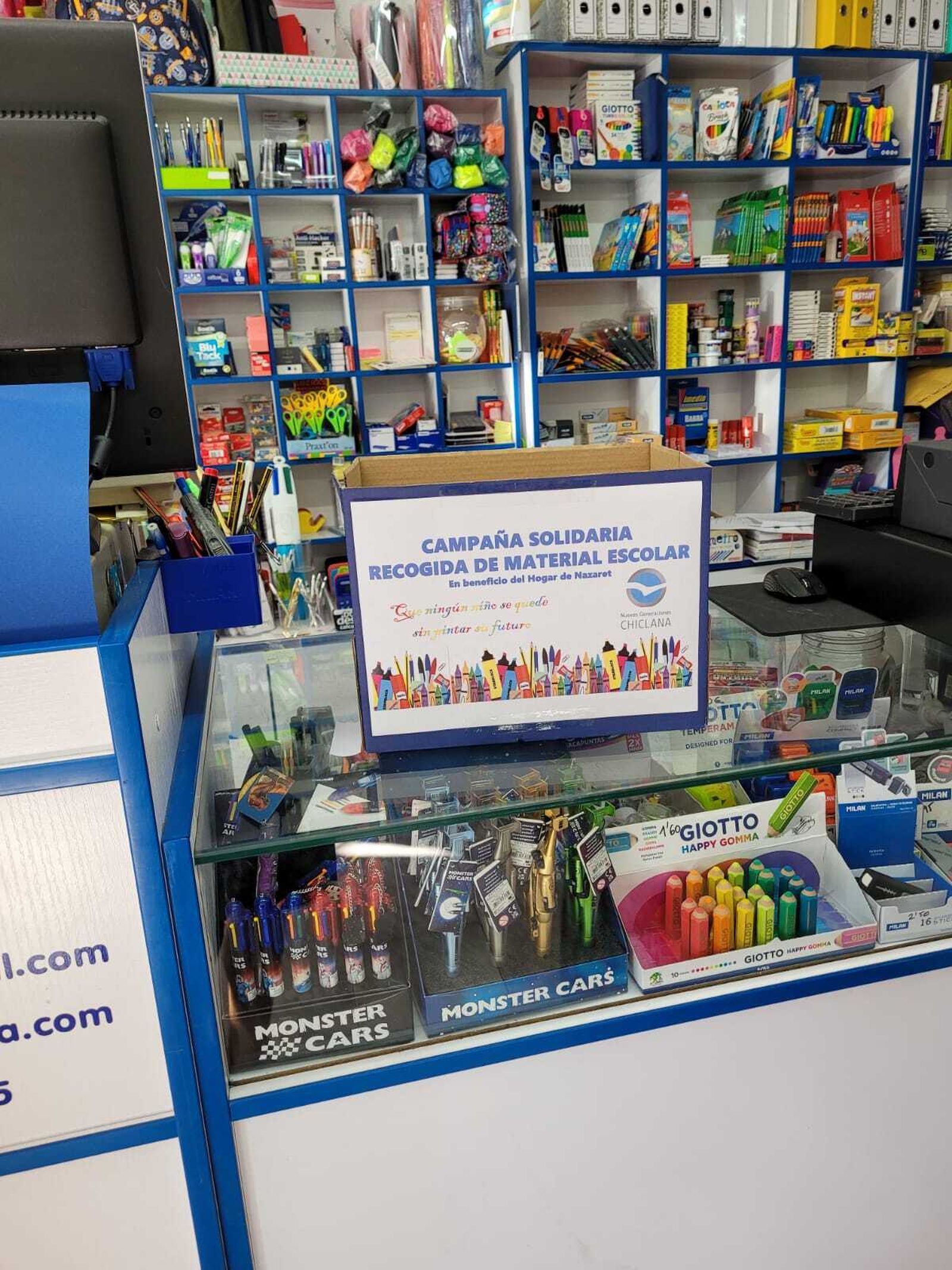 Uno de los puntos de recogida de la campaña.