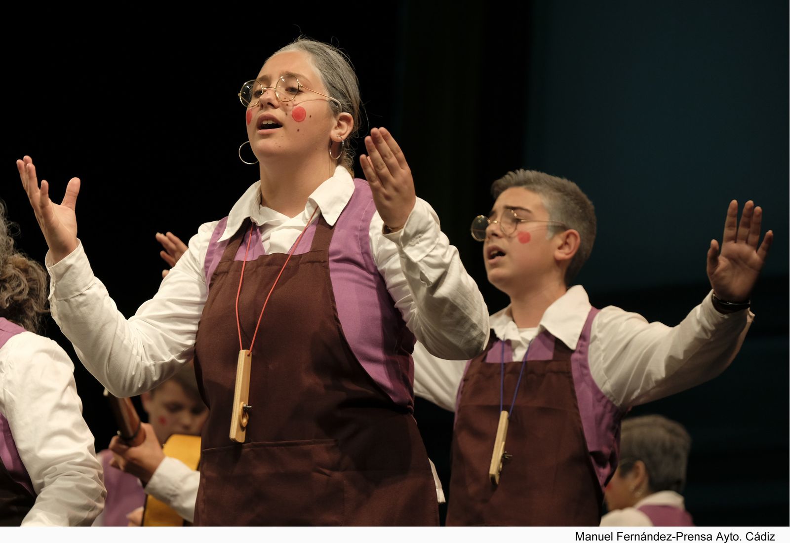 La comparsa barbateña 'Chabeta'.