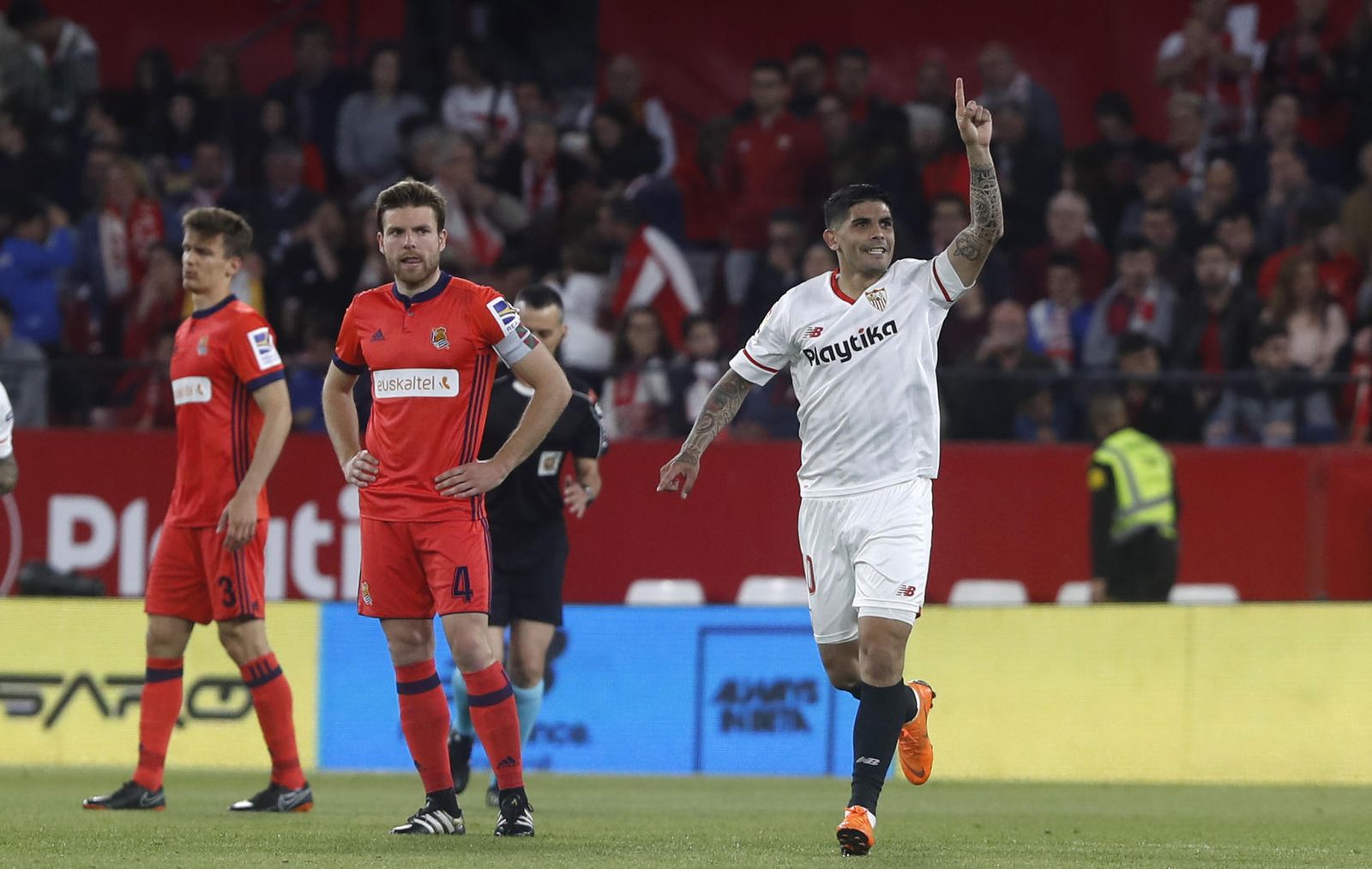 El Sevilla-Real Sociedad, en imágenes