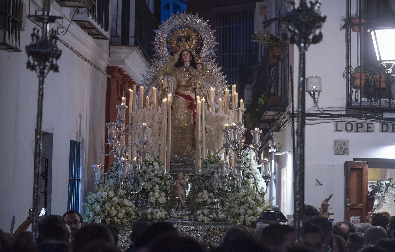Las imágenes de la procesión de la Virgen de las Nieves
