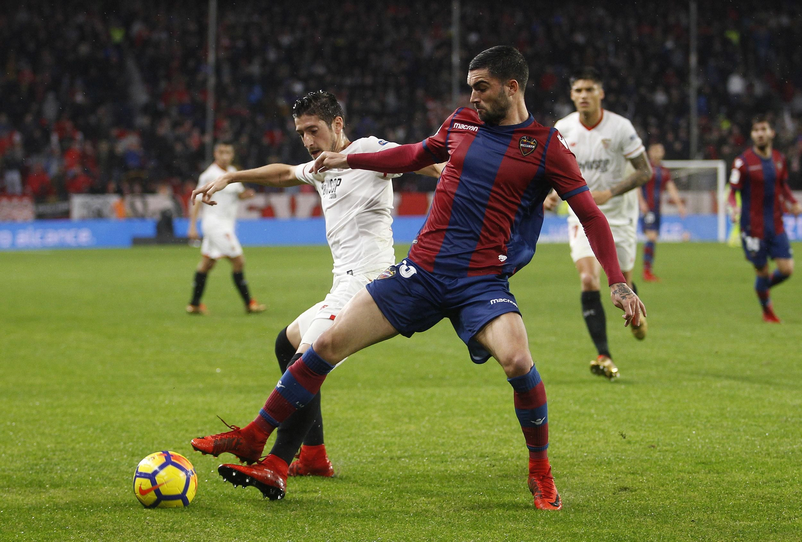 Las imágenes del Sevilla-Levante