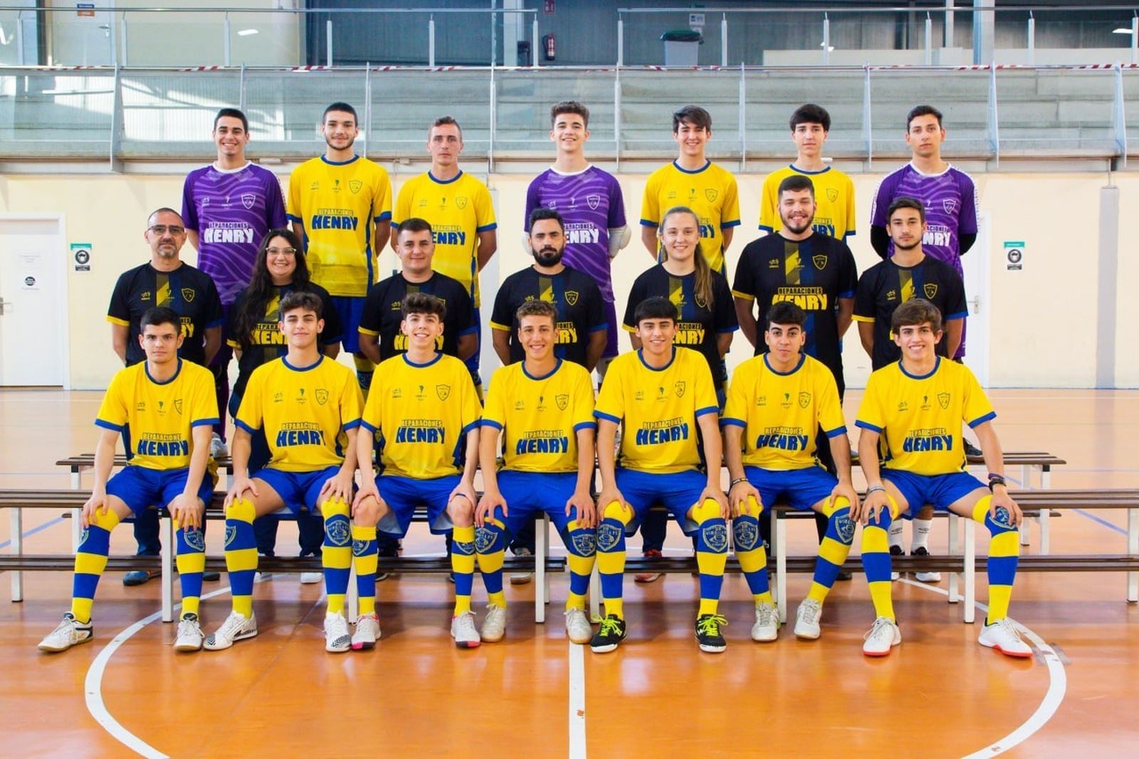 Plantilla del Cádiz CF Virgili en la temporada 2020-21.