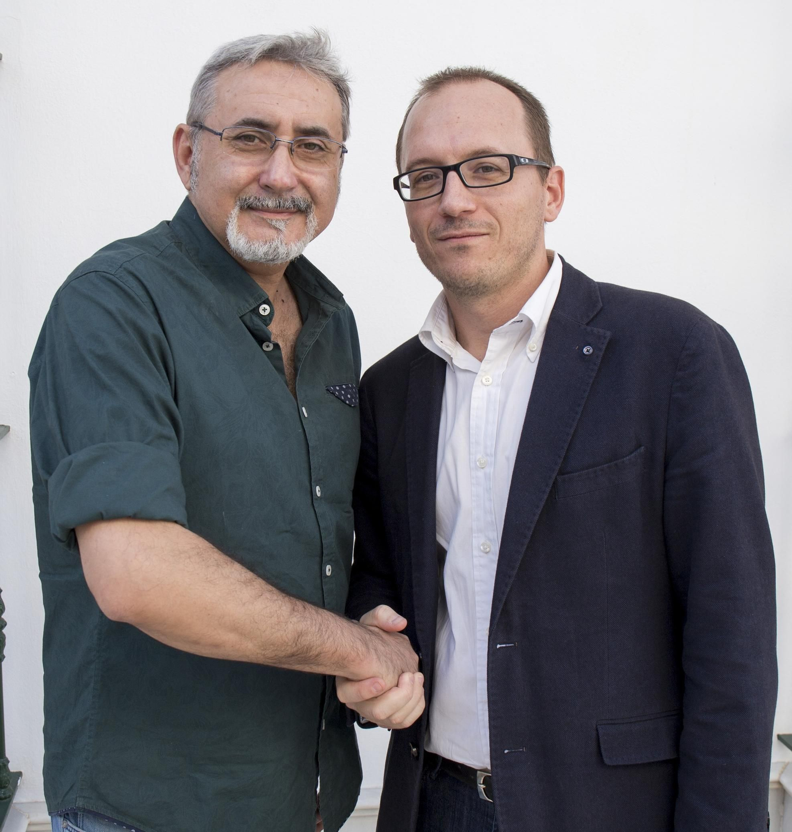 Javier Paisano y Manuel H. Martín.