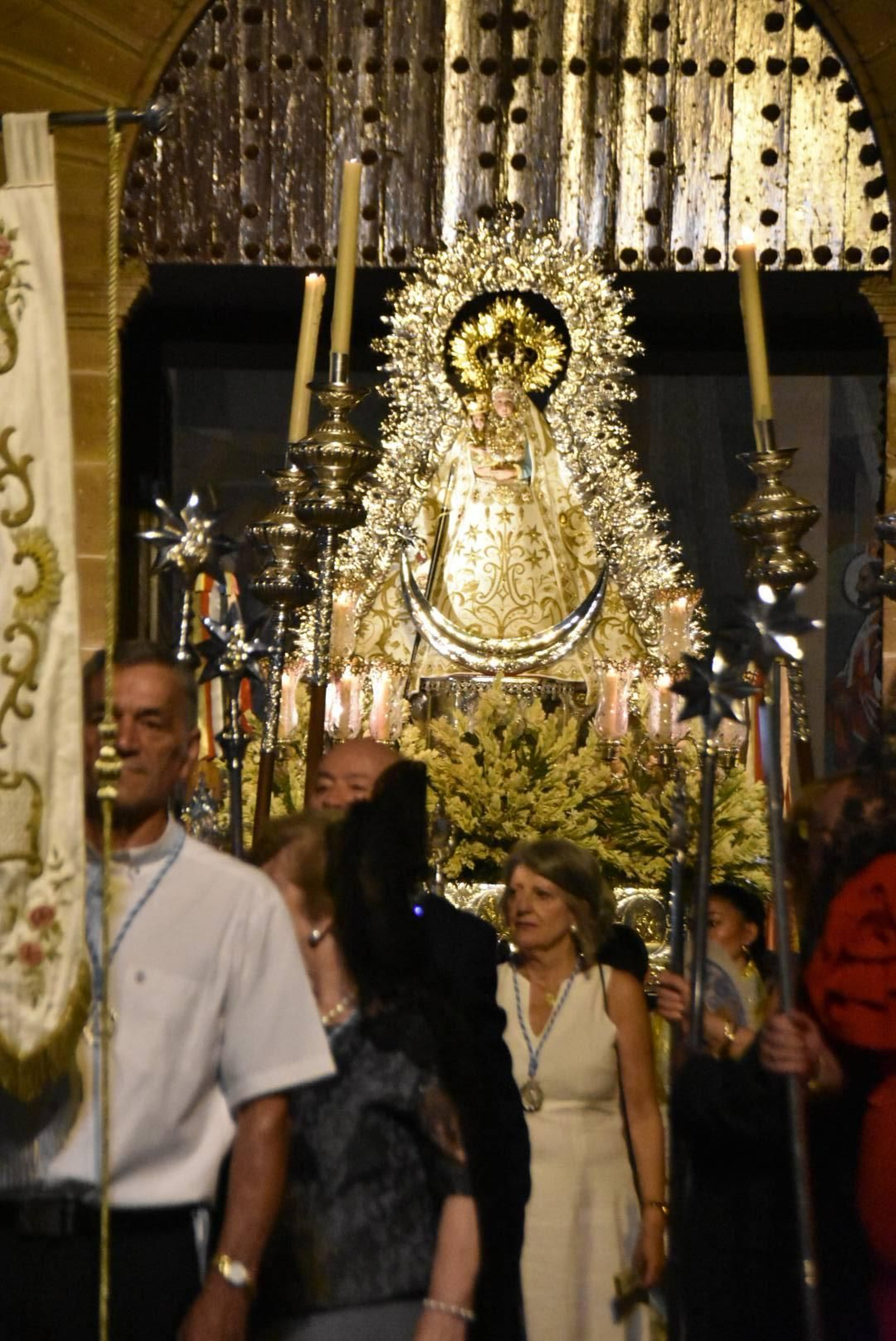 Procesión de la Virgen de la Estrella en Villa del Río.