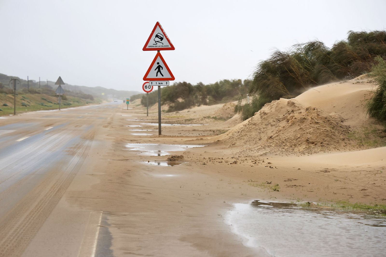 Huelva, muy afectada por la borrasca Leonardo