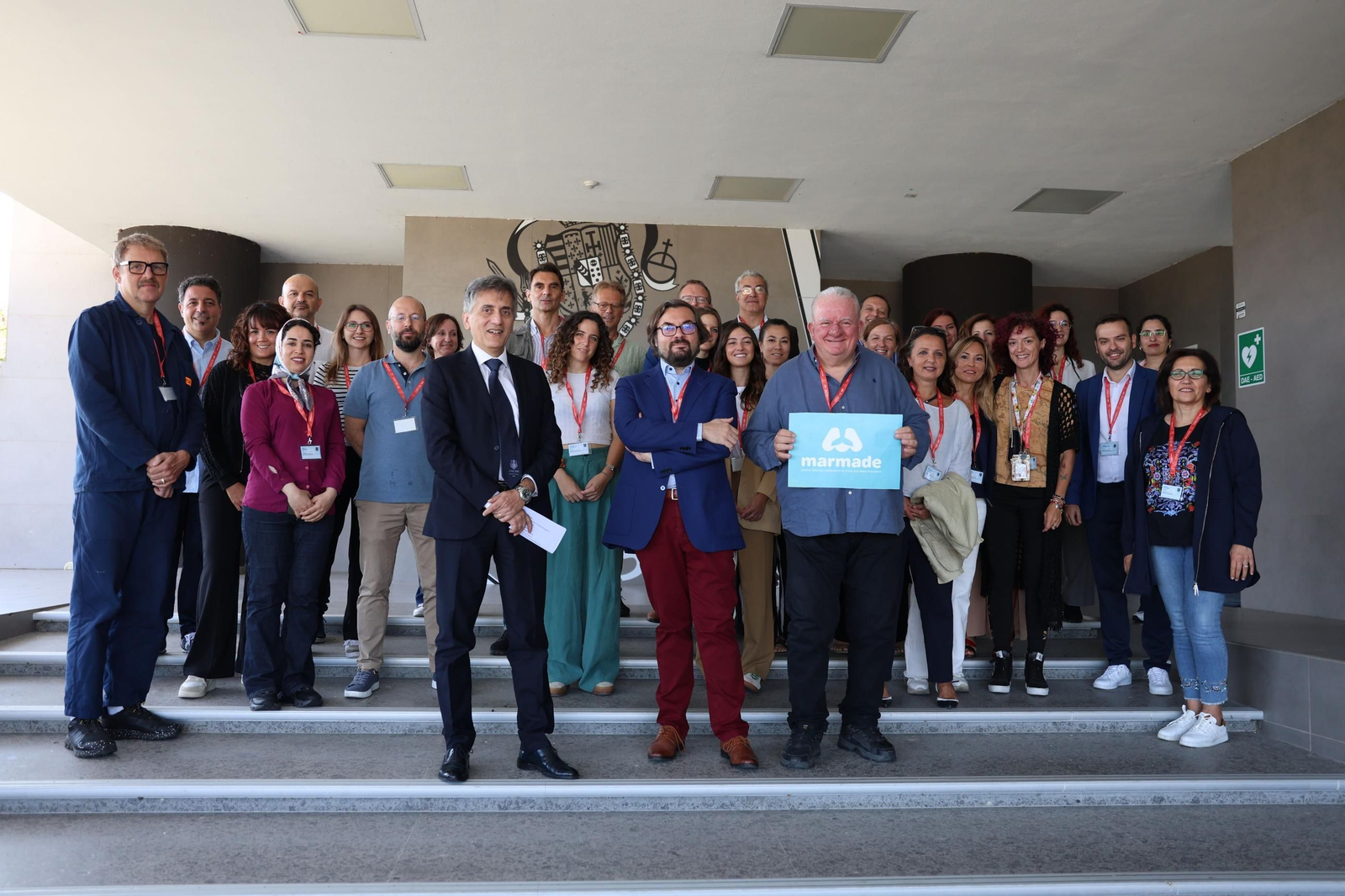 Foto de familia de los integrantes del proyecto.