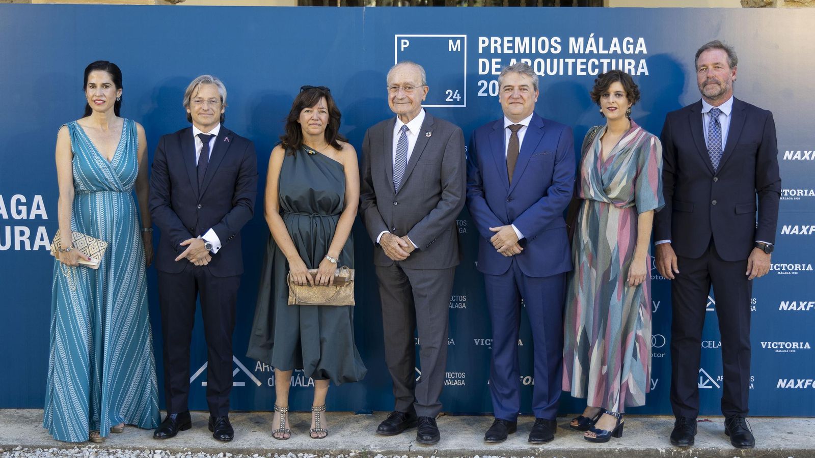 Autoridades en la entrega de los Premios Málaga de Arquitectura 2024