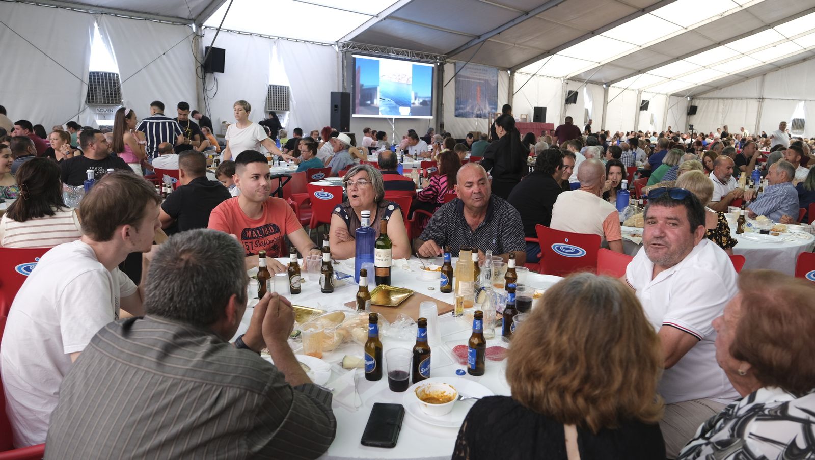 Imágenes de la comida anual de la CUCN, en Níjar