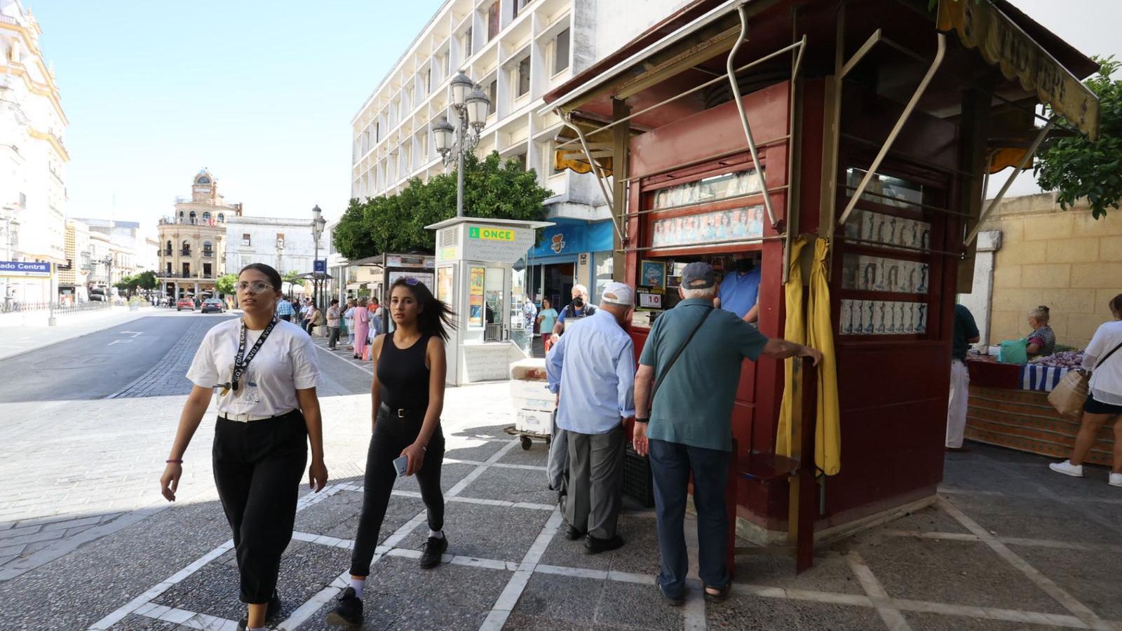 Una imagen del kiosko de la Plaza Esteve.