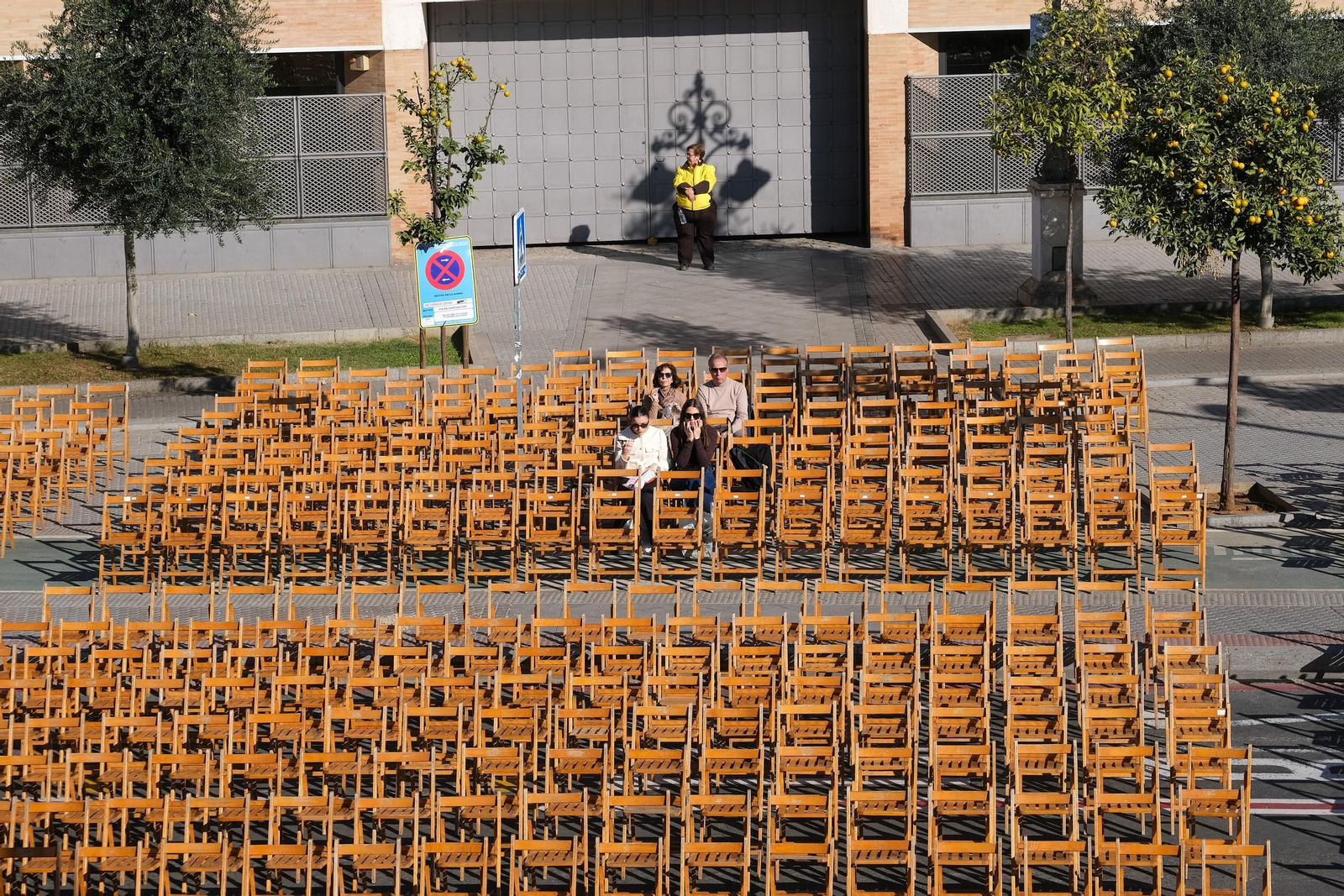 Imágenes de la procesión Magna, desde la Torre del Oro