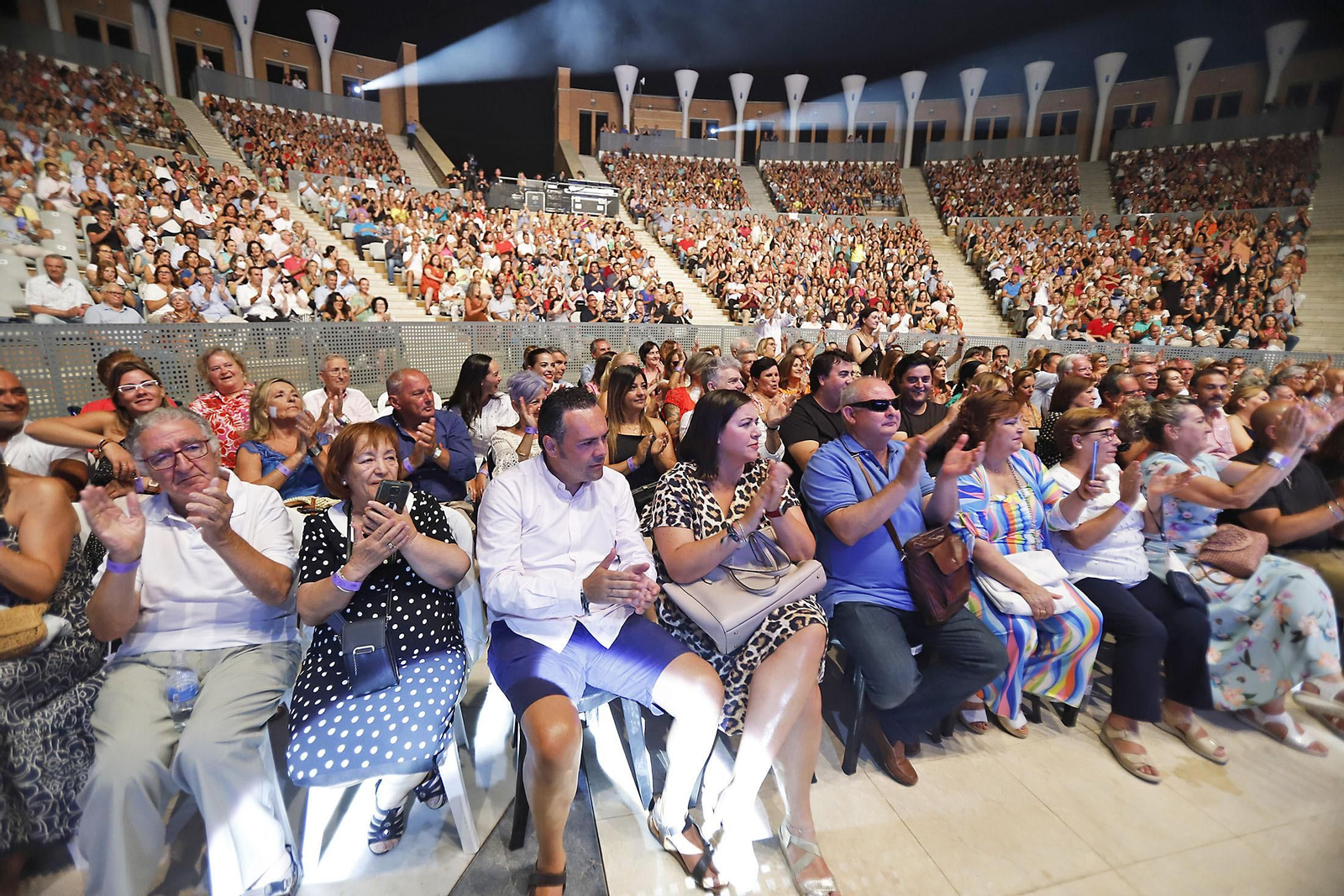 Imágenes del concierto de Rafael en el foro Iberoamericano de La Rábida
