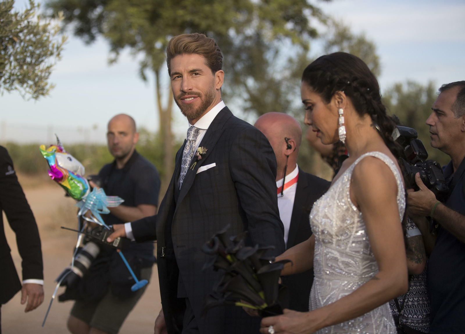 Fotos de la boda de Sergio Ramos y Pilar Rubio.