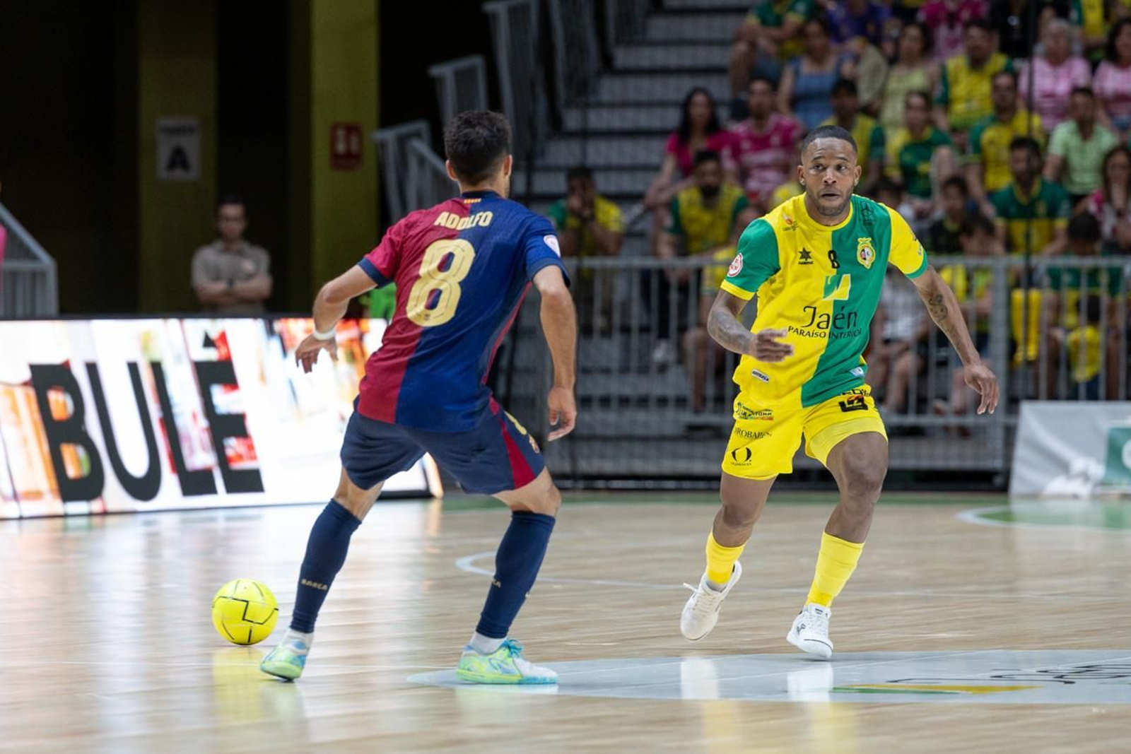 El triunfo del Barça ante el Jaén FS en el Olivo Arena
