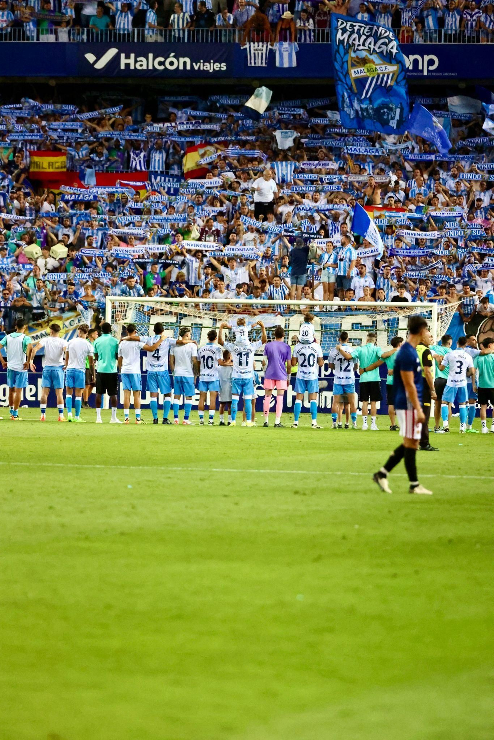 El Málaga CF-Nàstic, en fotos