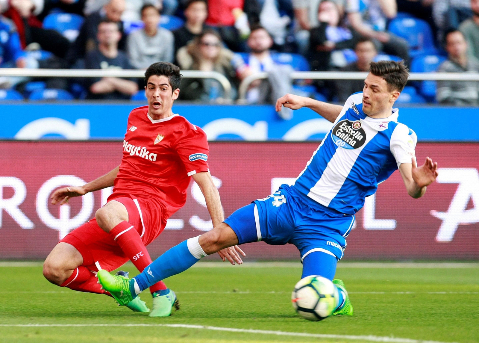 Las imágenes del Deportivo-Sevilla