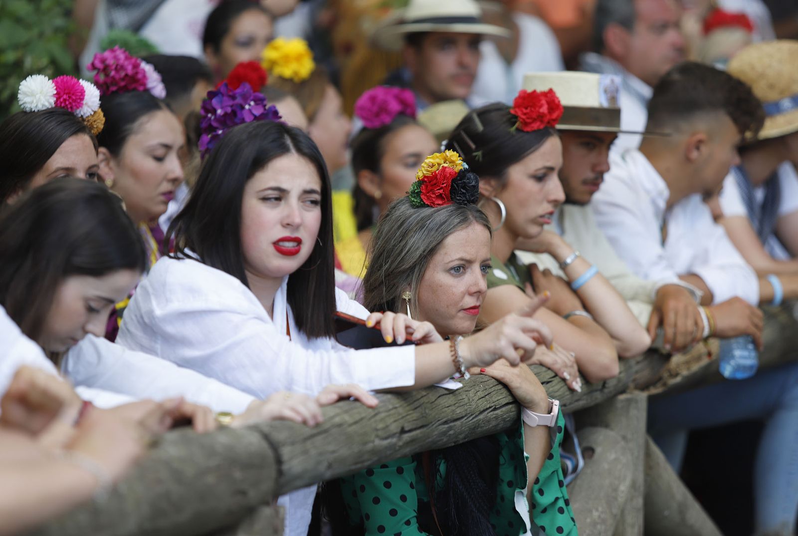 Imágenes de la Hermandad de Huelva a su paso por El Charco