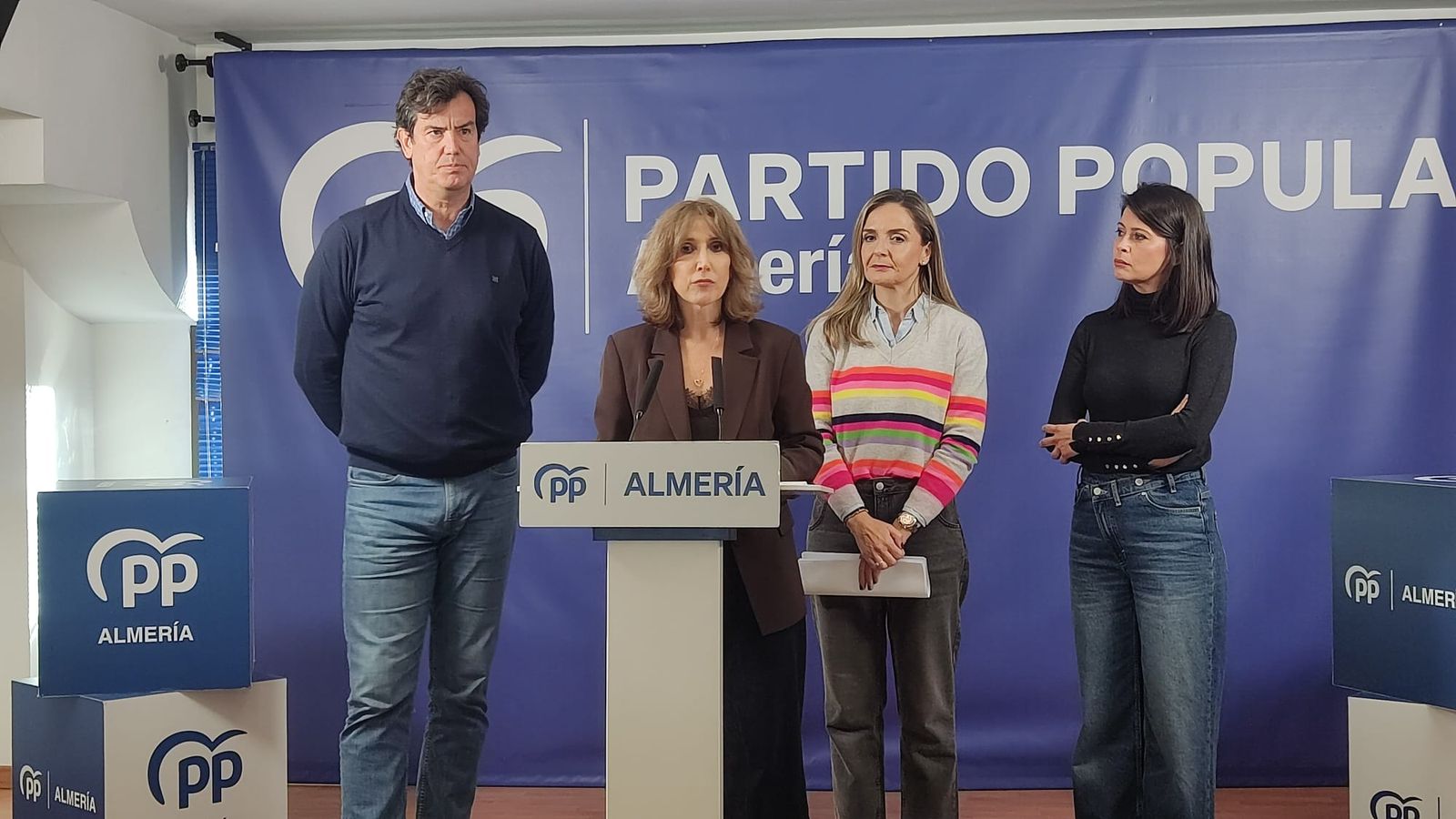 Julia Ibáñez (PP), en rueda de prensa.