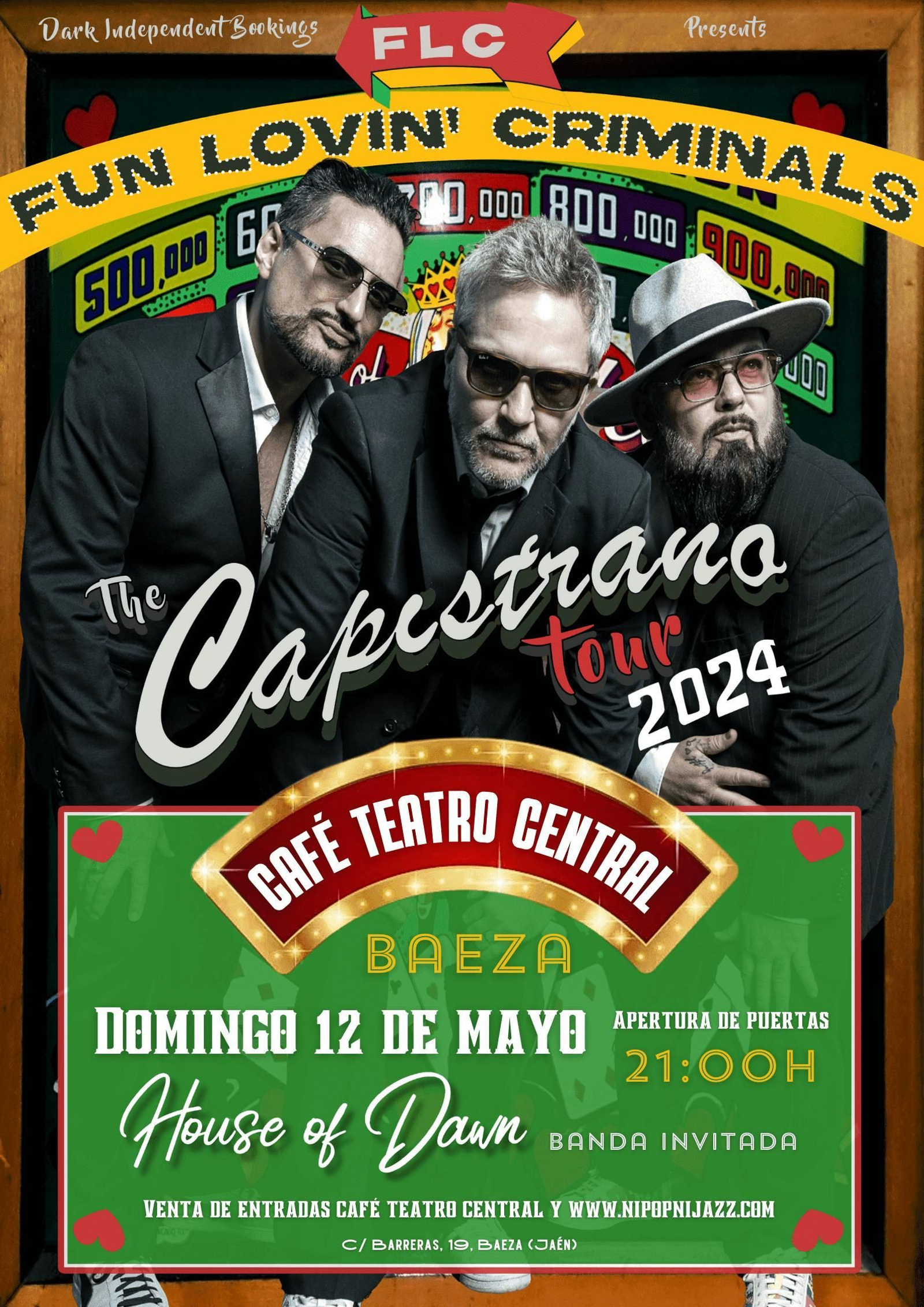 Las entradas anticipadas están a la venta en Ni Pop Ni Jazz online y en la misma sala.