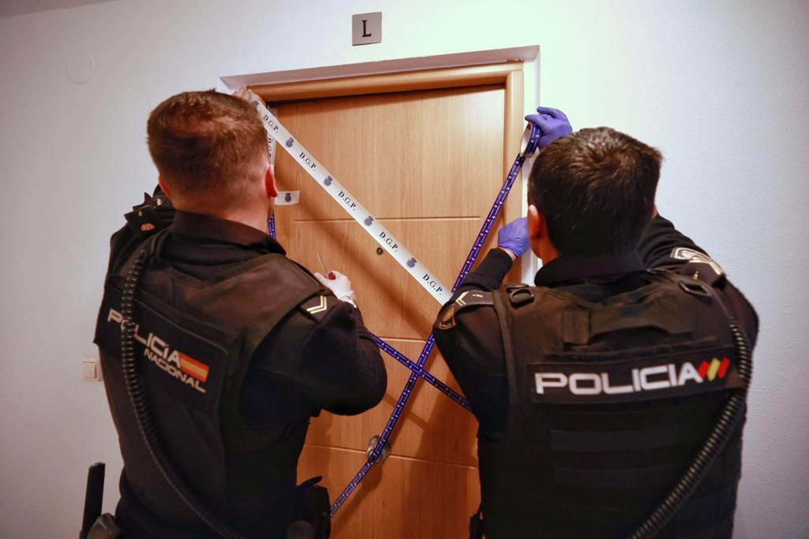 Imágenes del lugar del crimen machista en El Puerto