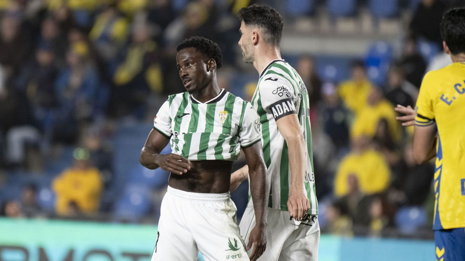 Adilson Mendes, en su vuelta a los terrenos de juego con el Córdoba CF.