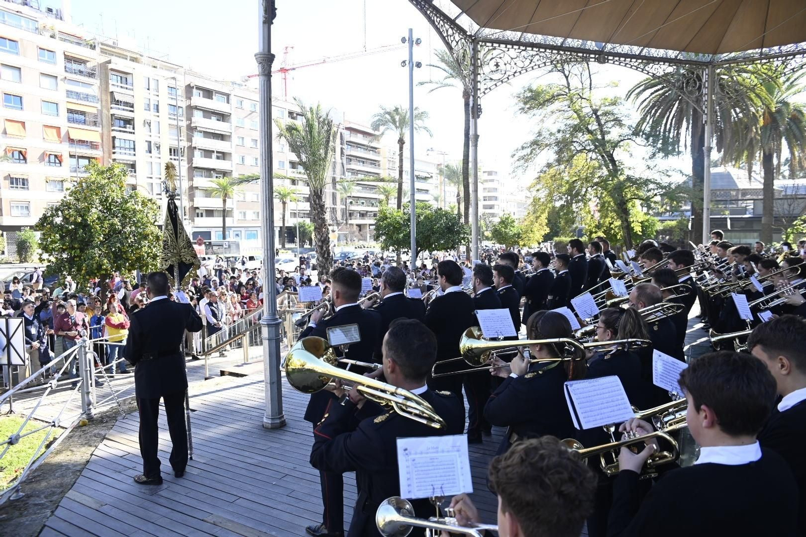 El primer certamen de bandas de Córdoba por Santa Cecilia, en imágenes