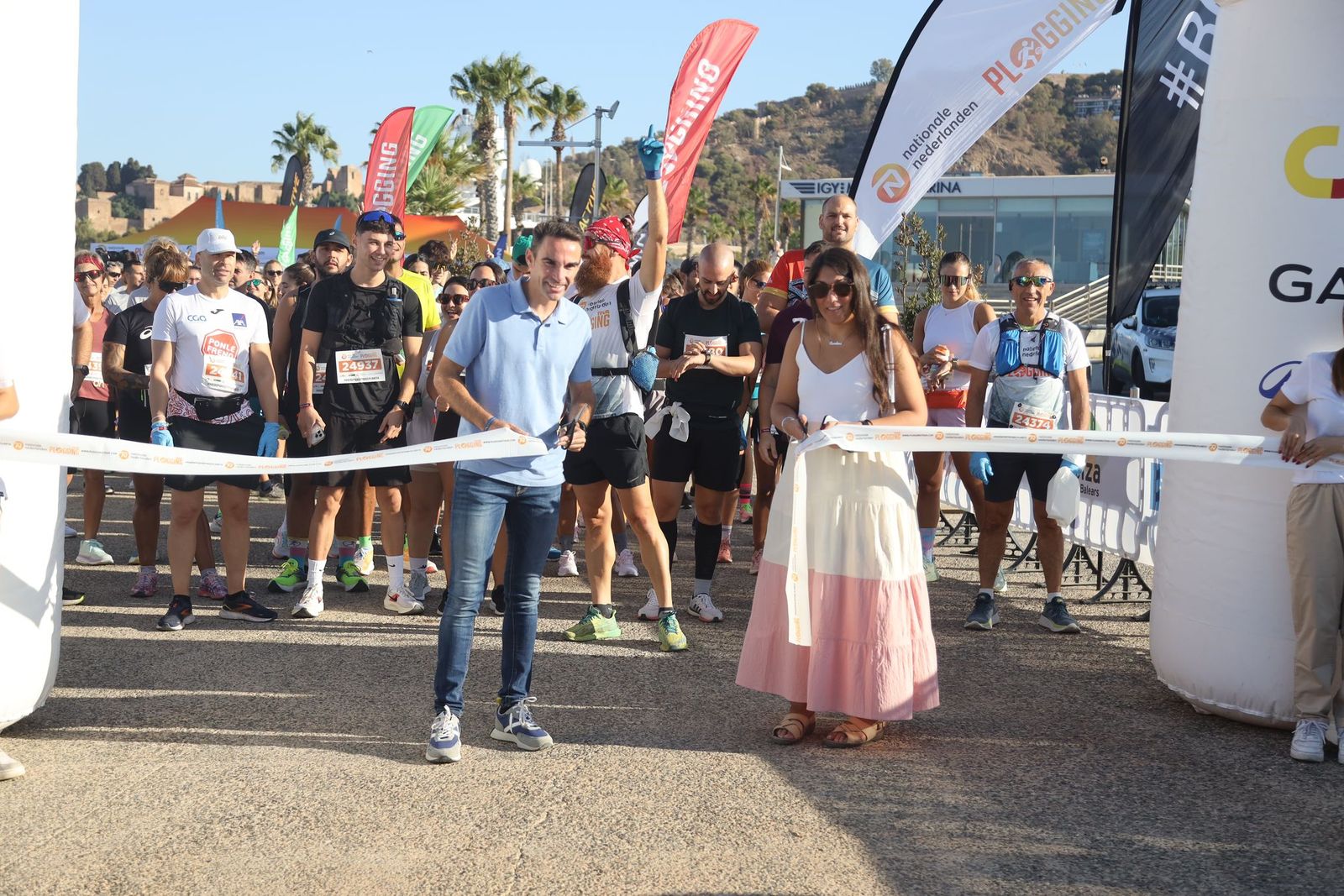 El Nationale-Nederlanden Plogging Tour de Málaga, en fotos