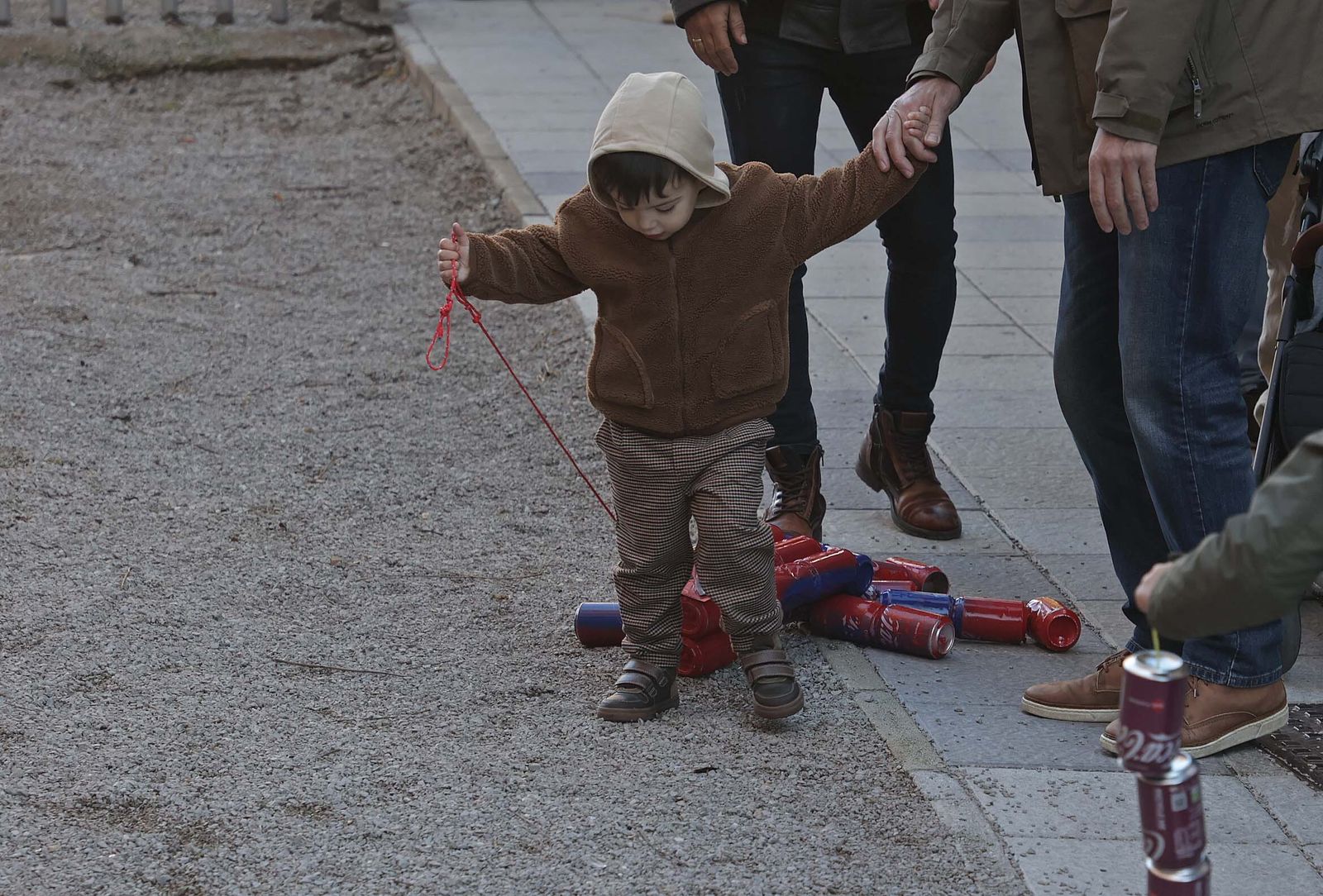 Fotos del arrastre de latas en Algeciras