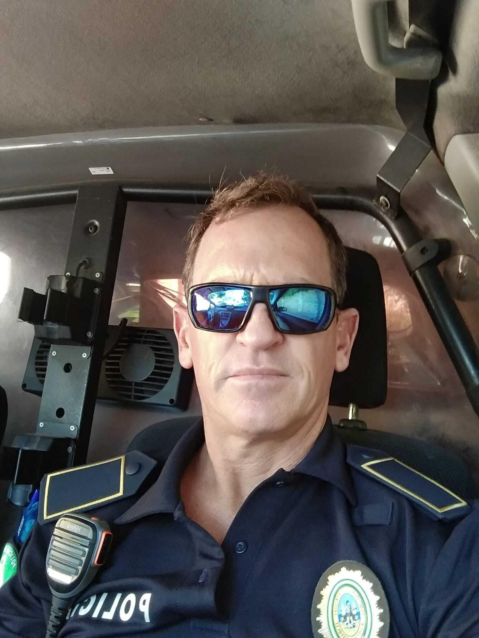 El policía local Carlos Nuche