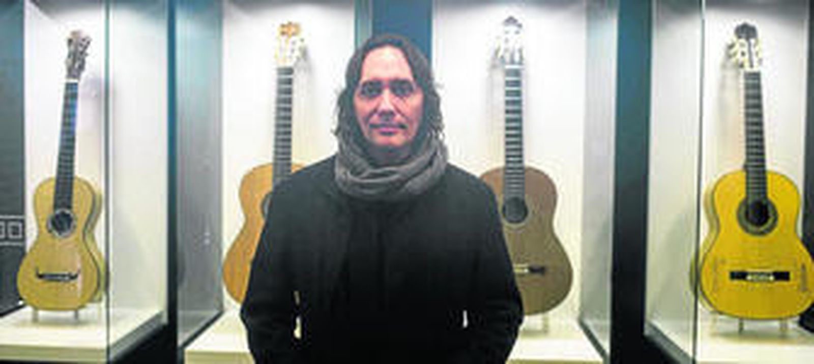 Vicente Amigo, en el Centro Flamenco Fosforito, de Córdoba.