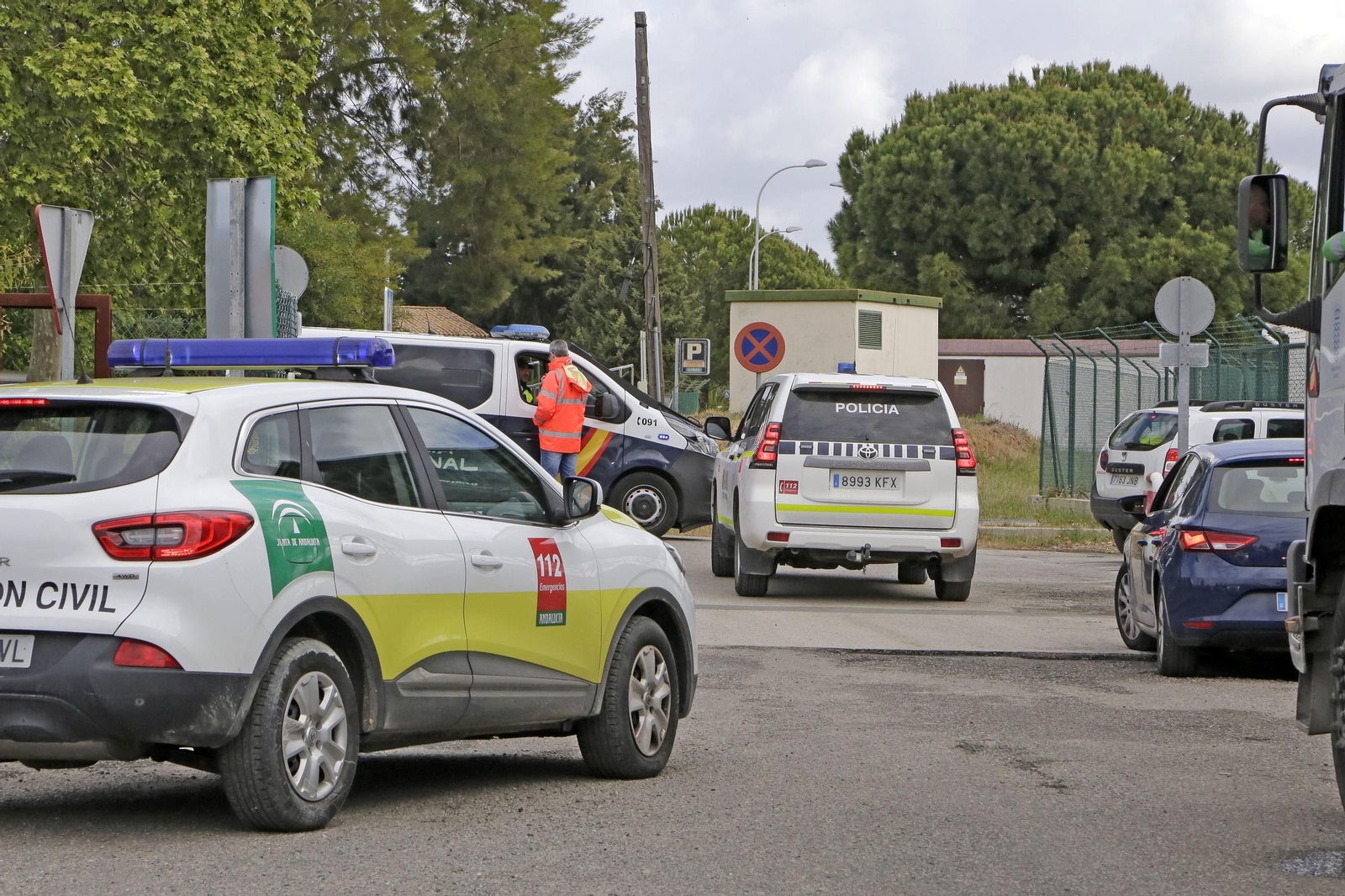 Simulacro de accidente aéreo en el aeropuerto de Jerez