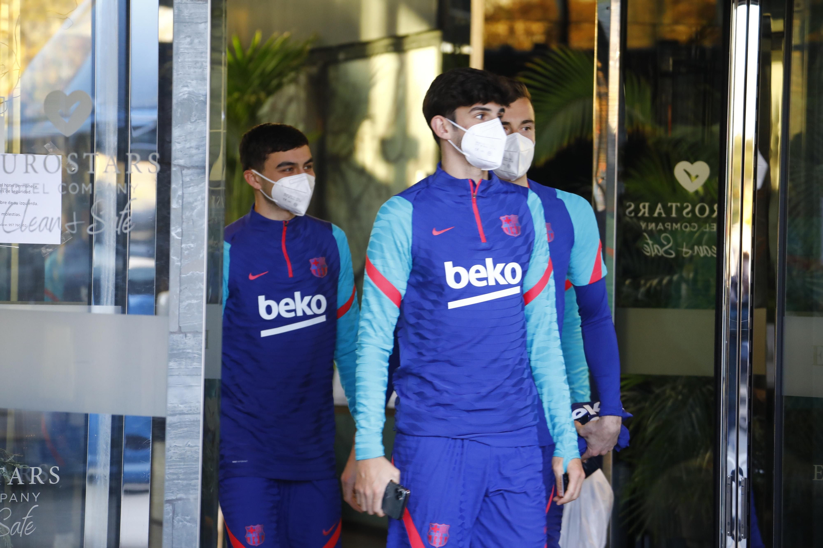 El Barça ya prepara la Supercopa en Córdoba, en imágenes