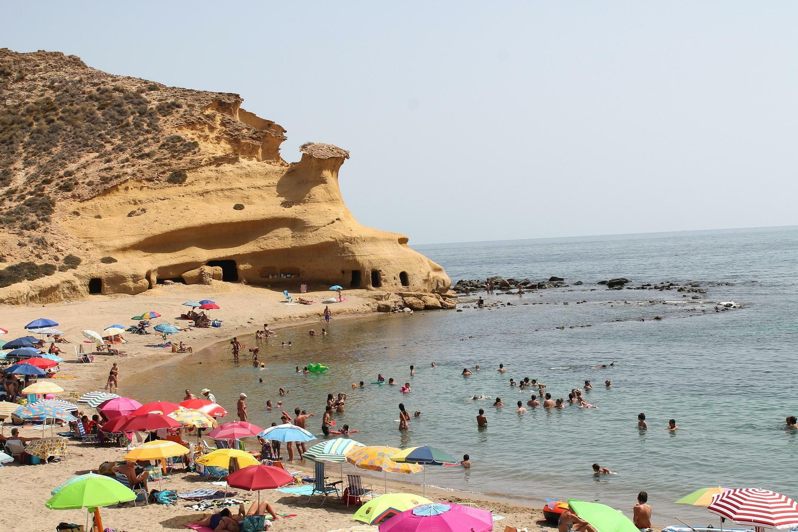 Playa de los Cocedores de la localidad de Pulpí.