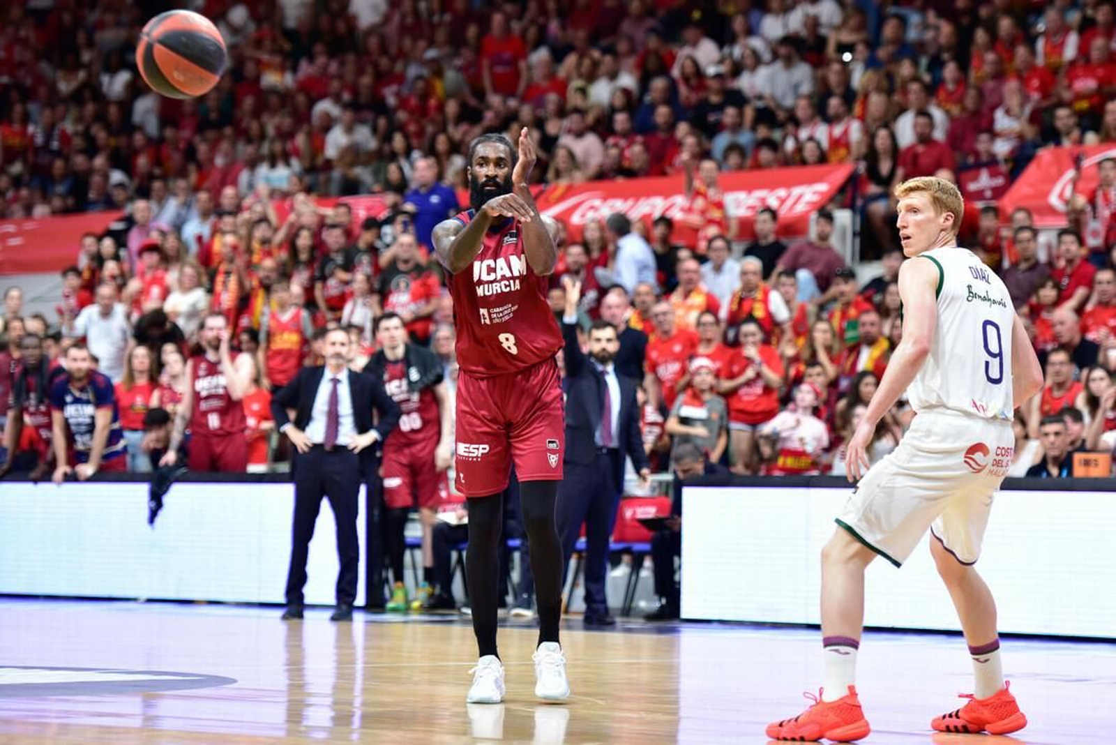 Las fotos del UCAM Murcia - Unicaja, 3º partido de semifinales de la ACB