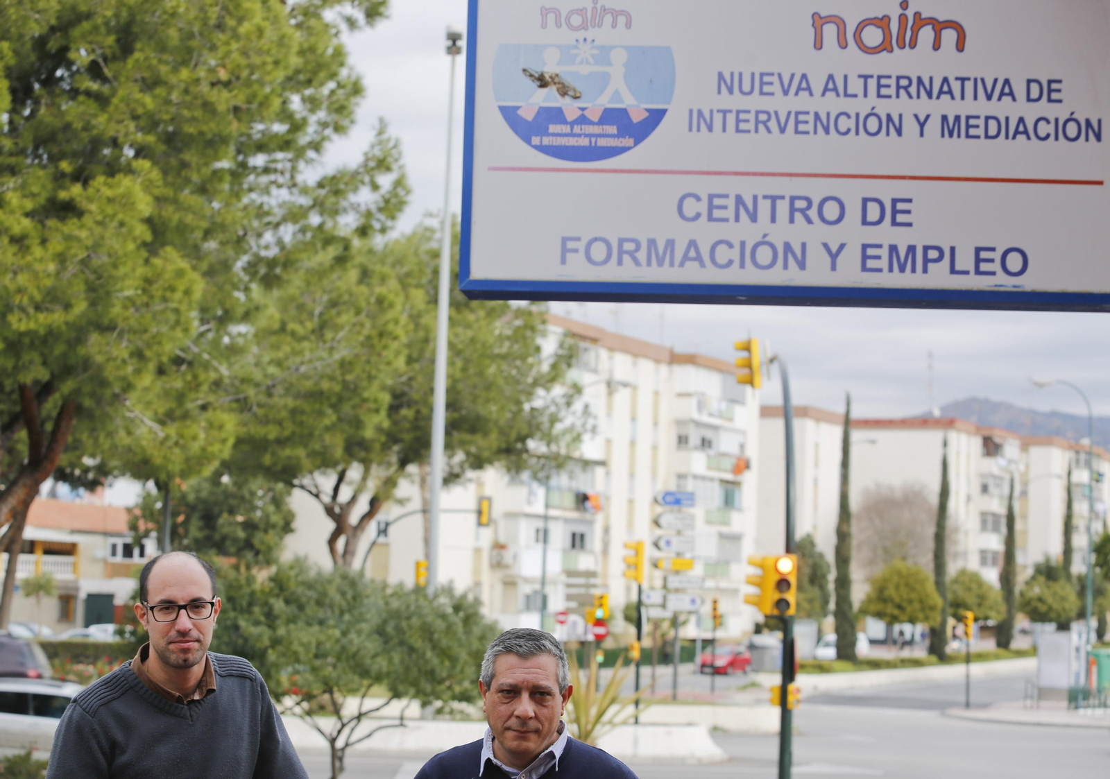 Enrique Porras (dcha.), presidente de NAIM, y Alejandro Blanco, responsable de proyectos y comunicación. Al fondo, La Palmilla.