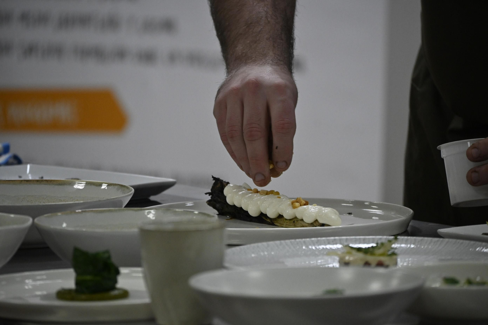 Jornada de cocineros en la Escuela de hostelería Virgen de Belén, en imágenes