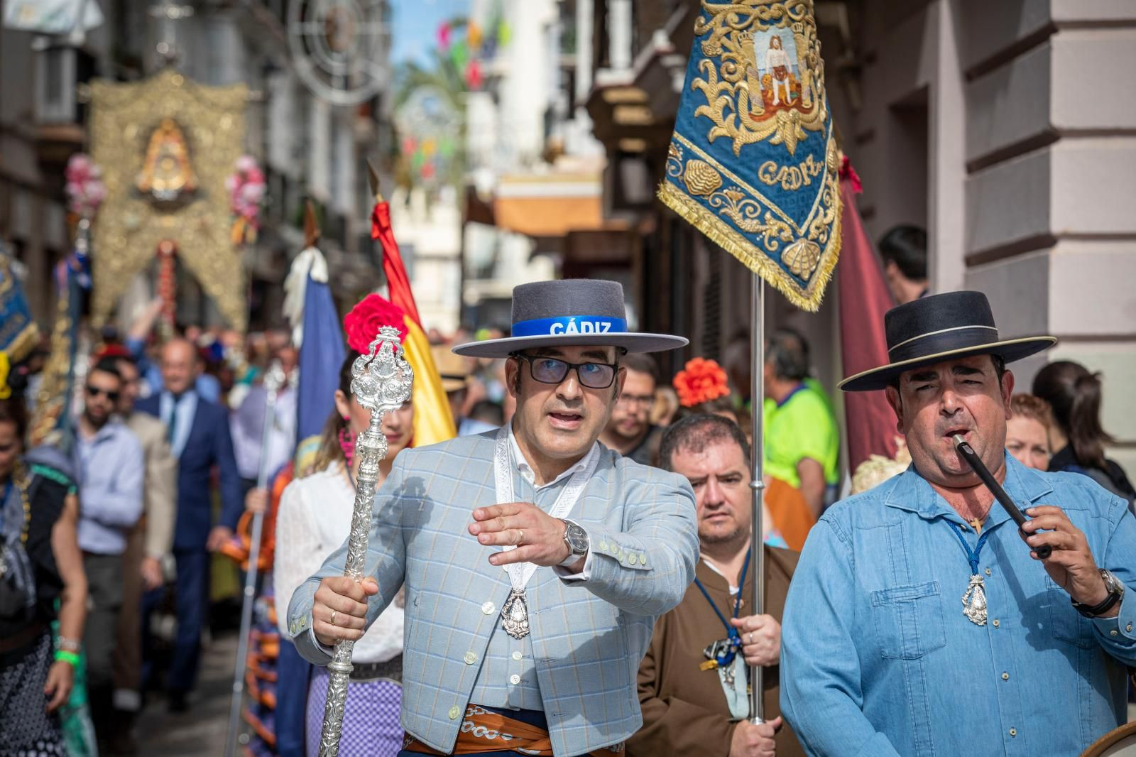 Imágenes de la salida de la hermandad del Rocío de Cádiz