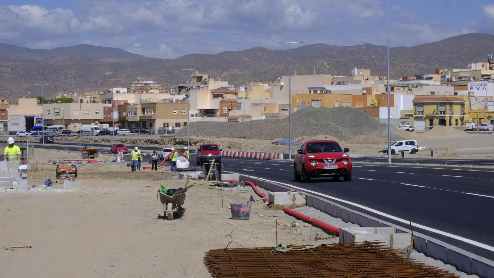 Las obras del soterramiento en Almería, en imágenes