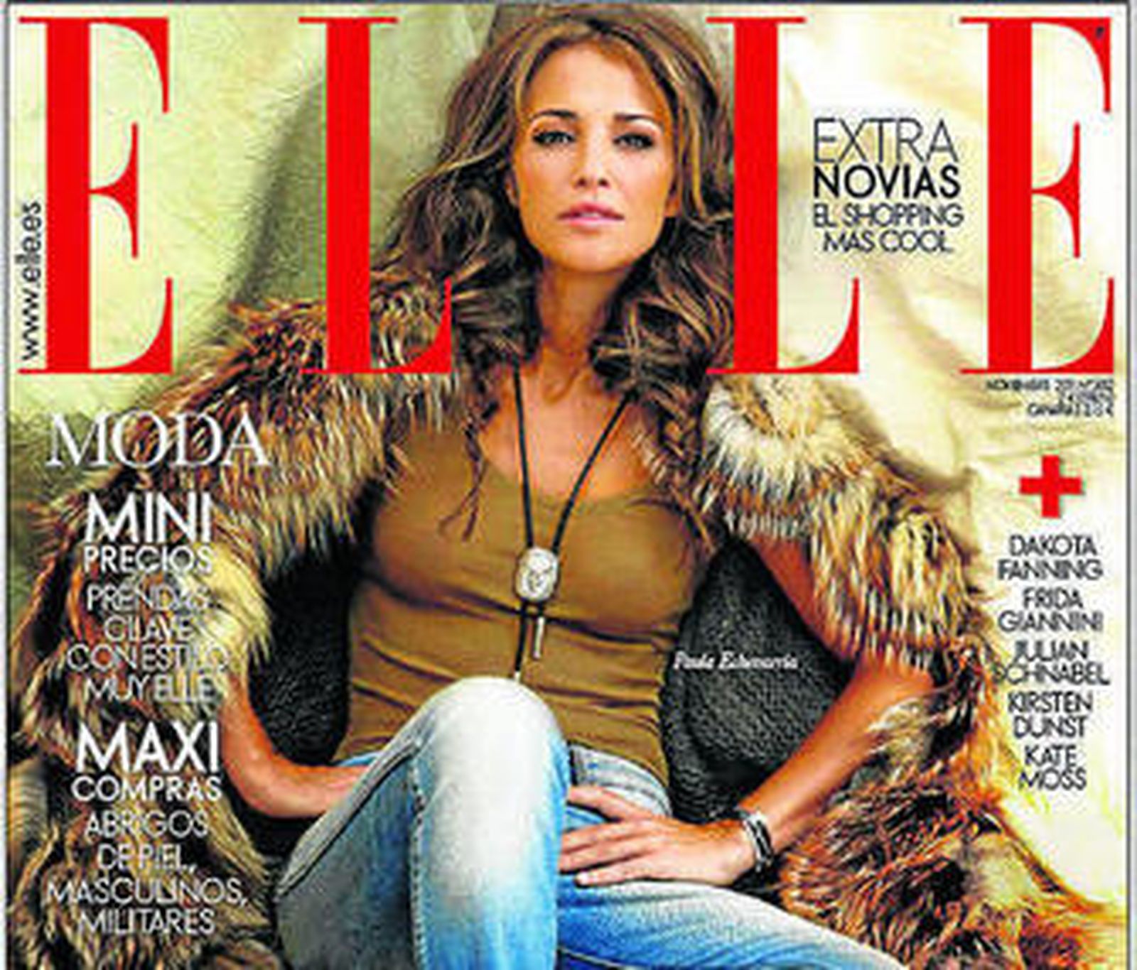 Paula Echevarría muestra su día a día a la revista 'Elle'