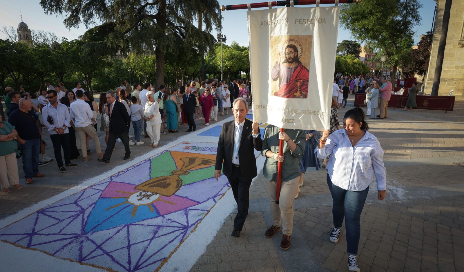 Imágenes de la procesión del Corpus en Jerez