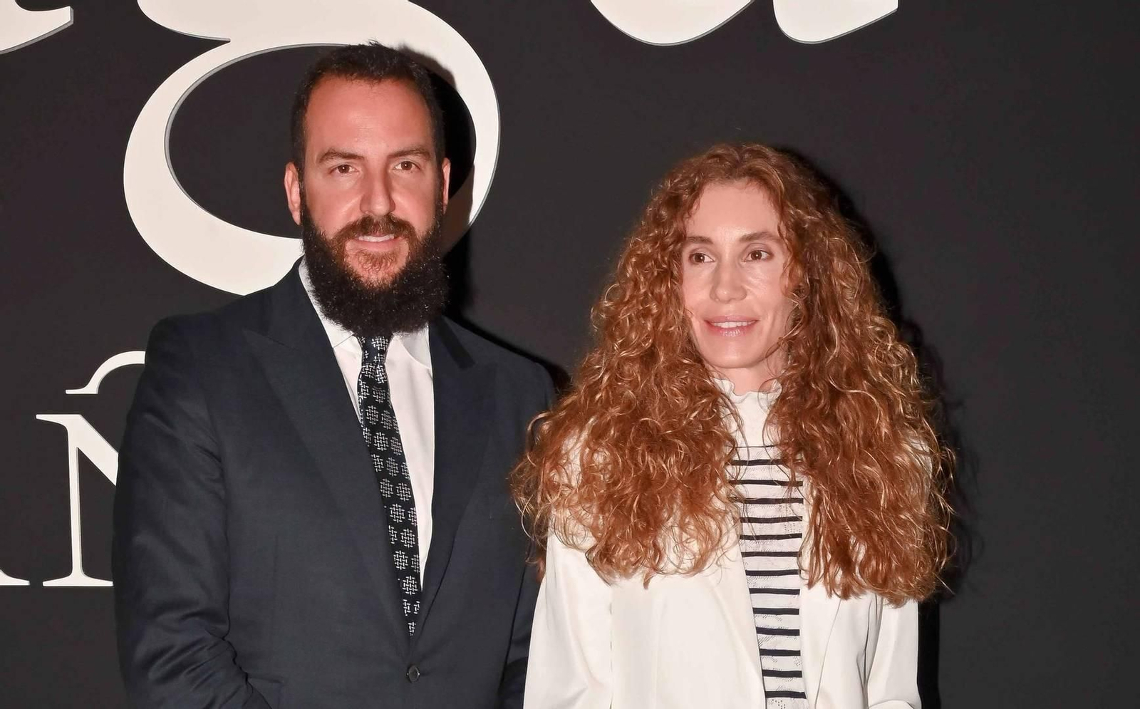 Borja Thyssen y Blanca Cuesta,  en 'photocall'.