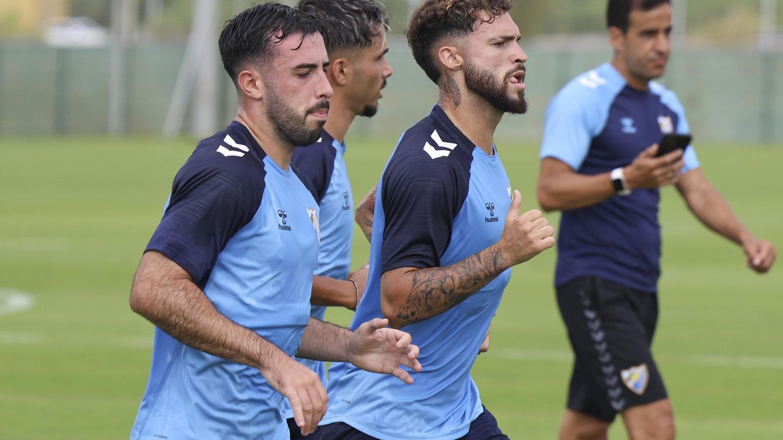 El Málaga CF prueba la Ciudad Deportiva de Arraijanal