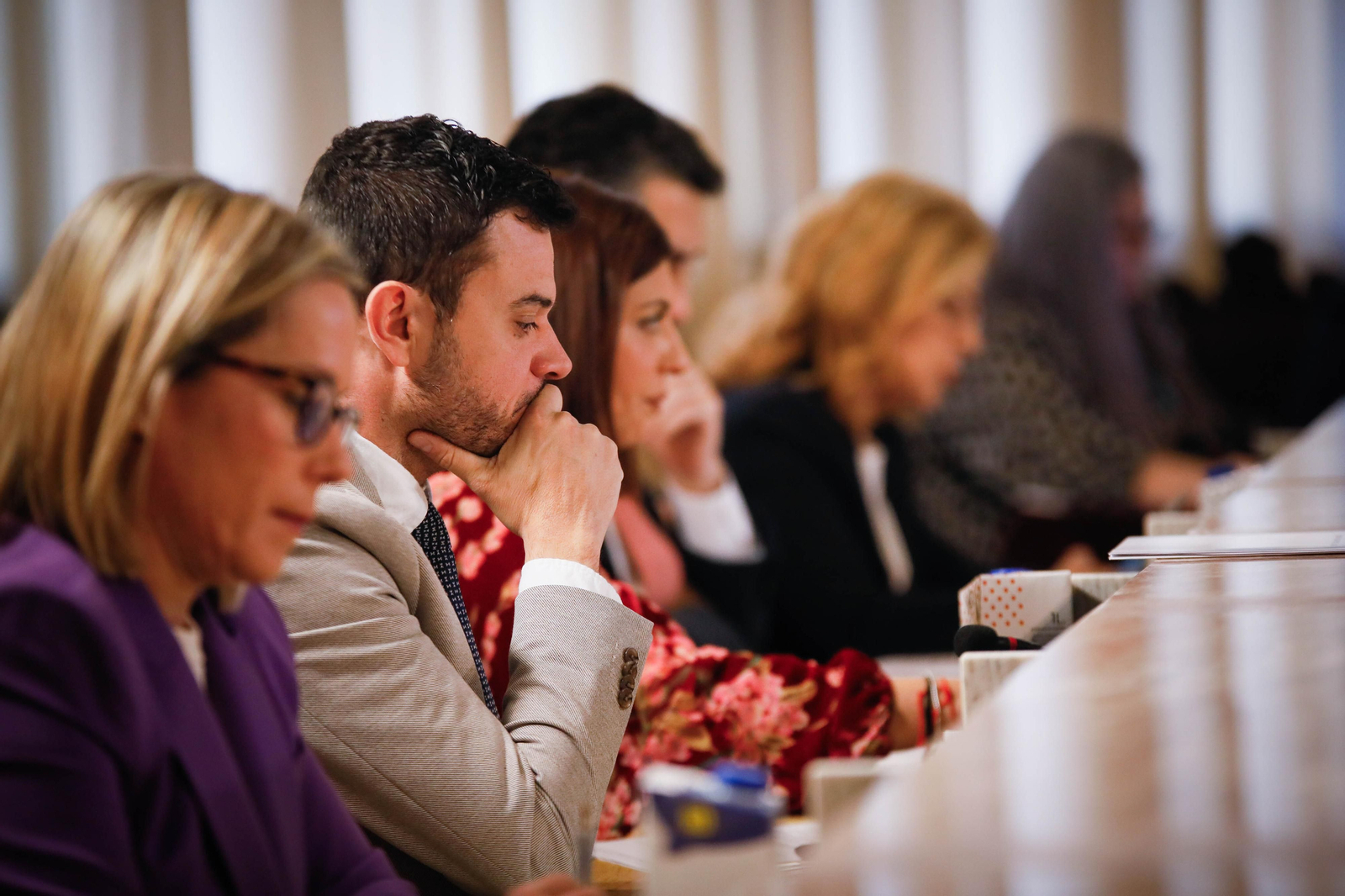 Oscar Bleda, en el Pleno ordinario de mayo
