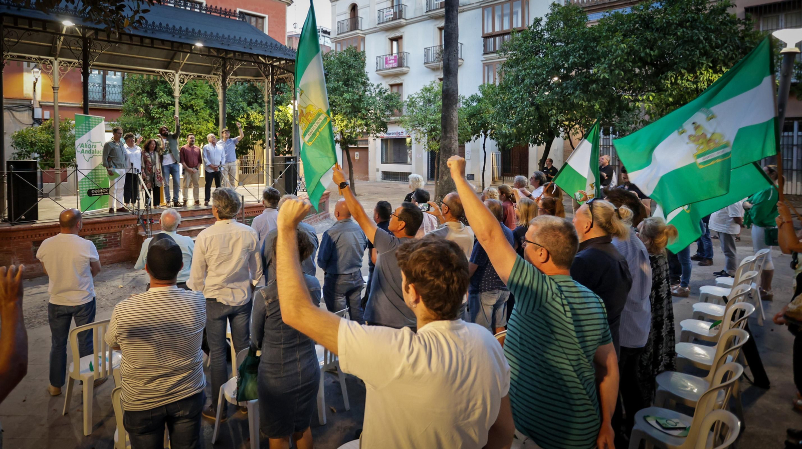 Imágenes del mitin de Ahora Andalucía en Jerez Imágenes del mitin de Ahora Andalucía en Jerez