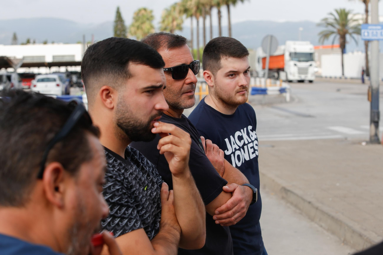 Las protestas por la huelga del metal este martes en el Campo de Gibraltar, en imágenes