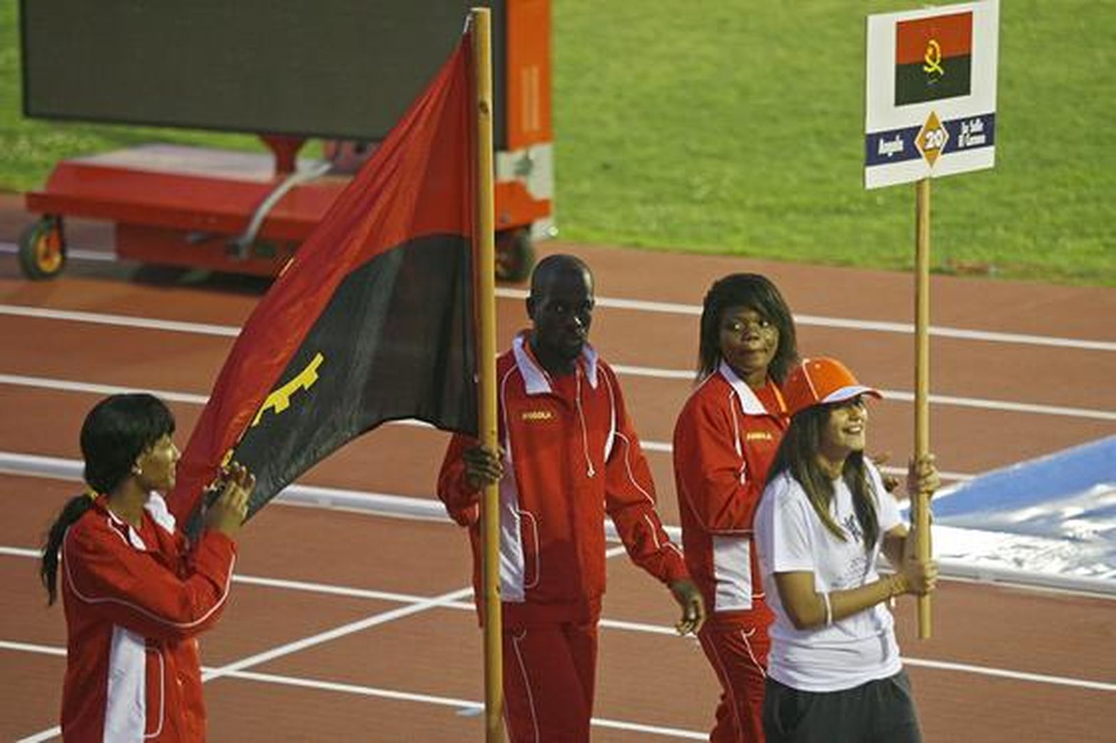 Luz y color en Bahía Sur en la ceremonia de apertura de los XIV Juegos Iberoamericanos San Fernando 2010. 

Foto: Elias Pimentel y Joaquin Pino