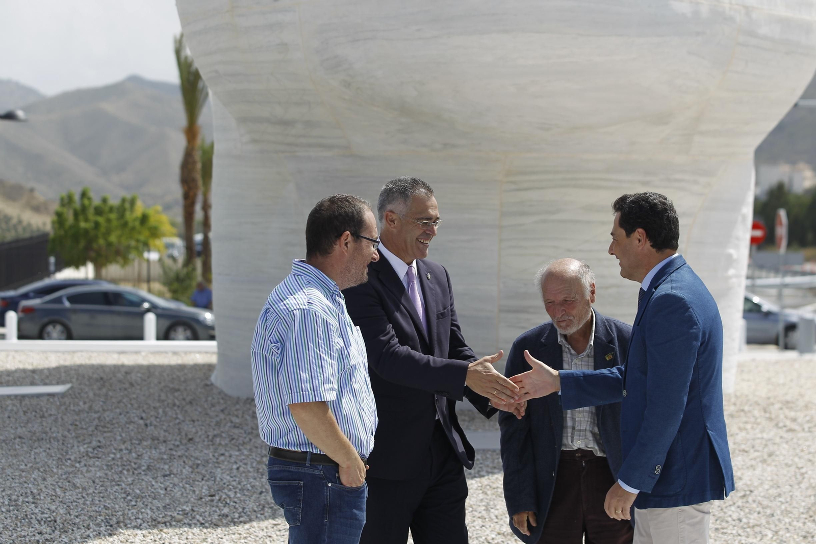 Inauguración escultura 'La Mujer del Almanzora'. Olula del Río